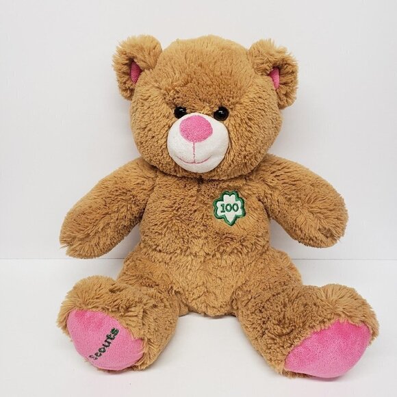 Build-A-Bear Workshop Other - Build a Bear 13" Girl Scouts 100 Year Anniversary Brown Teddy Bear 2012 Plush